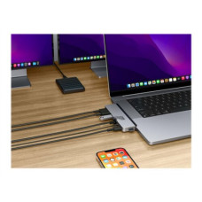 Hyper , HyperDrive DUO PRO 7-in-2 USB-C Hub for MacBook Air/Pro 2016-2020 , Ethernet LAN (RJ-45) ports 1 , HDMI ports quantity 1