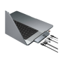 Hyper , HyperDrive DUO PRO 7-in-2 USB-C Hub for MacBook Air/Pro 2016-2020 , Ethernet LAN (RJ-45) ports 1 , HDMI ports quantity 1