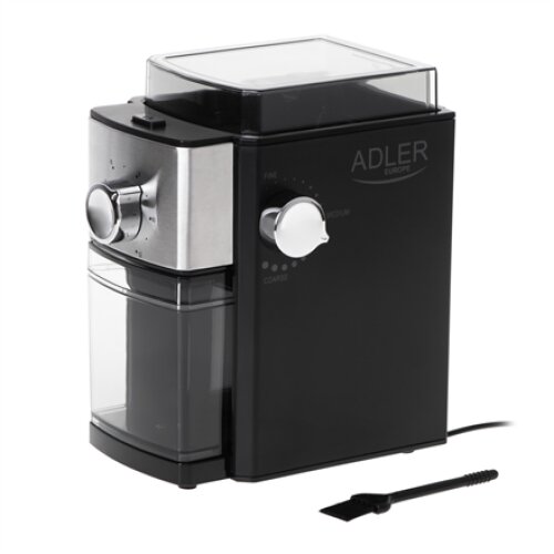 Adler , Coffee Grinder , AD 4448 , 300 W , Coffee beans capacity 250 g , Number of cups 12 per container pc(s) , Black