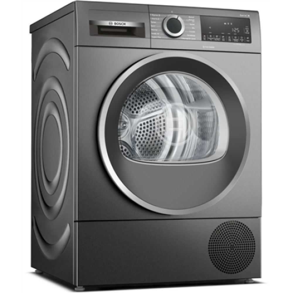 Bosch , WQG245ARSN , Dryer Machine , Energy efficiency class A++ , Front loading , 9 kg , Sensitive dry , LED , Depth 61.3 cm , Steam function , Black