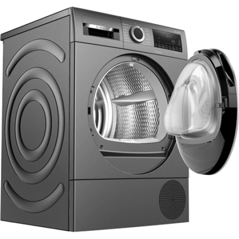 Bosch , WQG245ARSN , Dryer Machine , Energy efficiency class A++ , Front loading , 9 kg , Sensitive dry , LED , Depth 61.3 cm , Steam function , Black