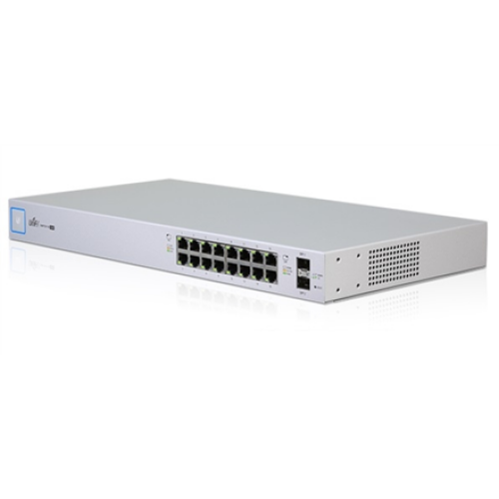 Ubiquiti , 16Port Gigabit Switch with PoE and SFP , USW-16-POE , Managed L2 , Rack-mountable/Desktop