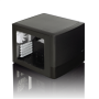 Fractal Design , NODE 804 , Side window , 2 - USB 3.0Audio in/outPower button with LED (white)HDD activity LED (white) , Black , Micro ATX , Power supply included No