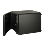 Fractal Design , NODE 804 , Side window , 2 - USB 3.0Audio in/outPower button with LED (white)HDD activity LED (white) , Black , Micro ATX , Power supply included No