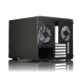 Fractal Design , NODE 804 , Side window , 2 - USB 3.0Audio in/outPower button with LED (white)HDD activity LED (white) , Black , Micro ATX , Power supply included No