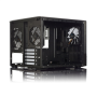 Fractal Design , NODE 804 , Side window , 2 - USB 3.0Audio in/outPower button with LED (white)HDD activity LED (white) , Black , Micro ATX , Power supply included No