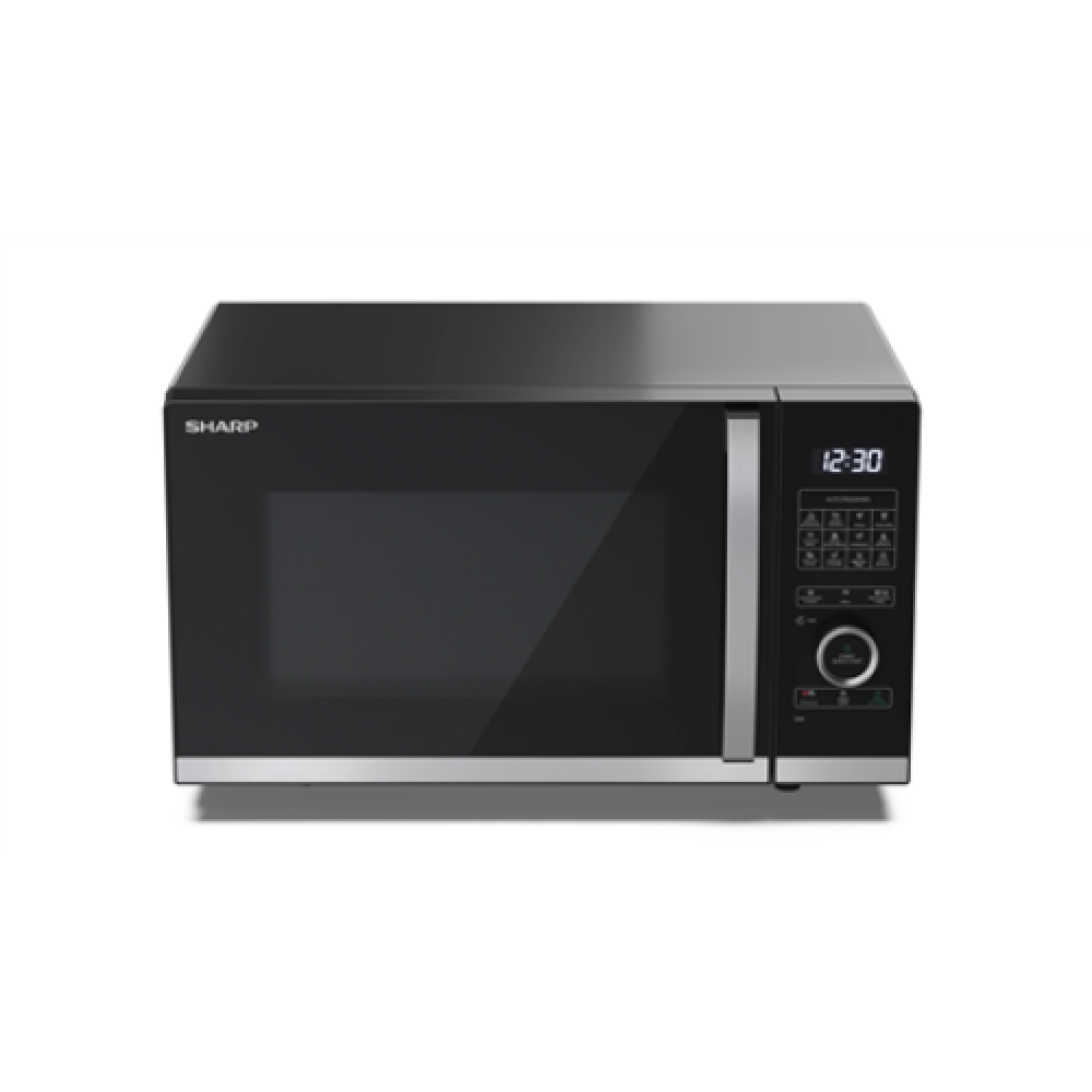 Sharp , Microwave Oven with Grill , YC-QG234AE-B , Free standing , 23 L , 900 W , Grill , Black