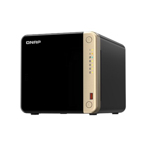 QNAP , 4-Bay desktop NAS , TS-464-8G , Intel Celeron , N5095 4-core , Processor frequency 2.9 GHz , 8 GB