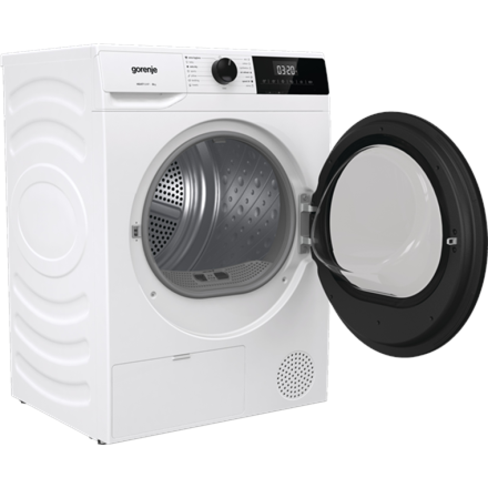 DHNE82 Gorenje Dryer Machine , DHNE82 , Energy efficiency class Class D , Front loading , 8 kg , LED , Depth 55 cm , White