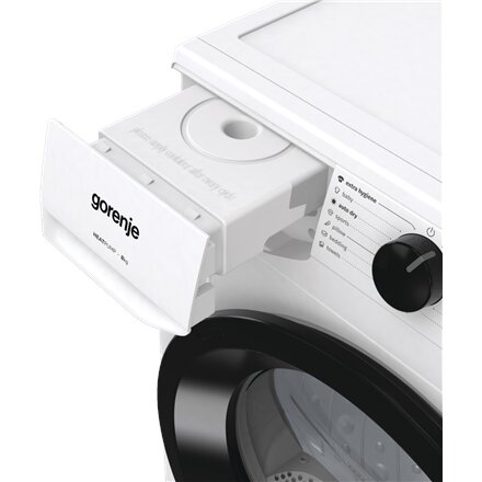 Gorenje Dryer Machine , DHNE82 , Energy efficiency class Class D , Front loading , 8 kg , LED , Depth 55 cm , White