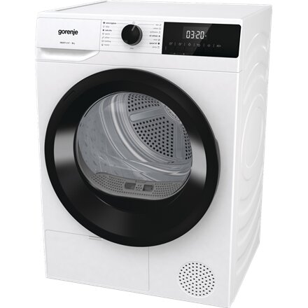 Gorenje Dryer Machine , DHNE82 , Energy efficiency class Class D , Front loading , 8 kg , LED , Depth 55 cm , White