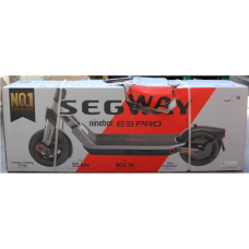 SALE OUT. Ninebot by Segway eKickScooter E3 Pro E , Segway E3 Pro E , eKickScooter , 800 W , Up to 25 km/h , 10 , 24 month(s) , Silver and Gray , DAMAGED PACKAGING