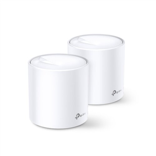 TP-LINK , AX1800 Whole Home Mesh Wi-Fi 6 System , Deco X20 (2-pack) , 802.11ax , 1201+574 Mbit/s , 10/100/1000 Mbit/s , Mesh Support Yes , MU-MiMO Yes , No mobile broadband , Antenna type 4xInternal per Deco uni