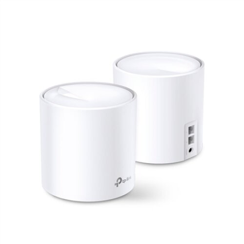 TP-LINK , AX1800 Whole Home Mesh Wi-Fi 6 System , Deco X20 (2-pack) , 802.11ax , 1201+574 Mbit/s , 10/100/1000 Mbit/s , Mesh Support Yes , MU-MiMO Yes , No mobile broadband , Antenna type 4xInternal per Deco uni