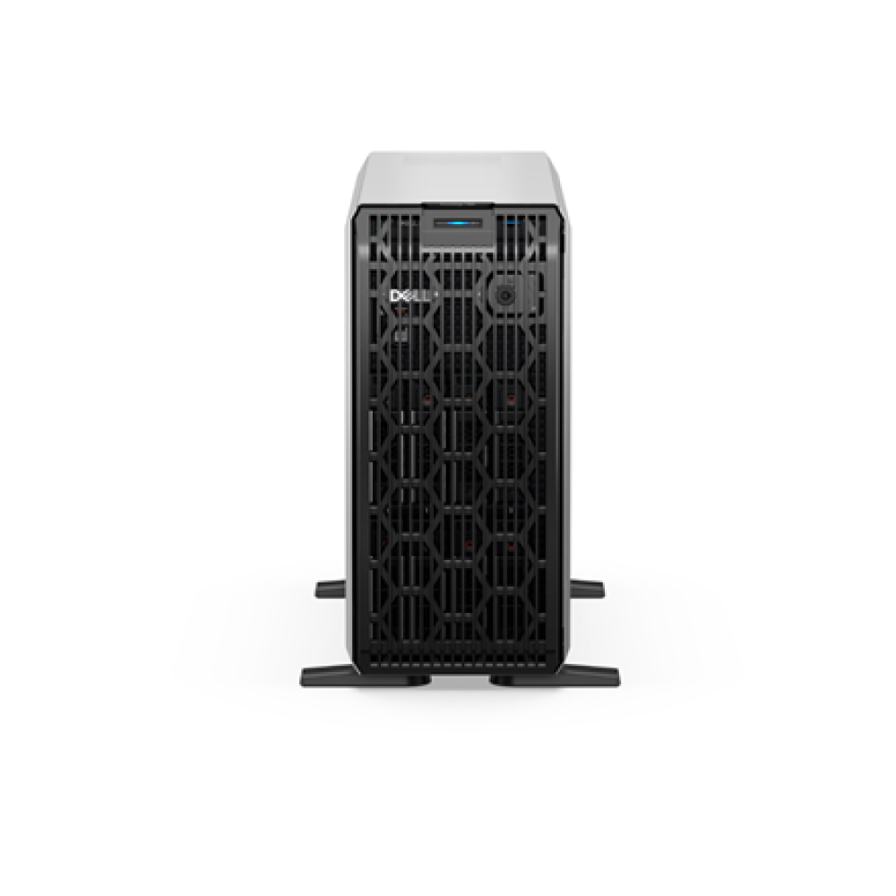 Dell PowerEdge , T360 , Tower , Intel Xeon 6 , 1 , 6333P , 6 , 12 , 3.1 GHz , 1x32GB/2x480GB , SATA , Up to 8 x 3.5 , PERC H755 , iDRAC9 Enterprise , Power supply 2x700 W , No OS , Warranty Basic NBD, 36 month(s)