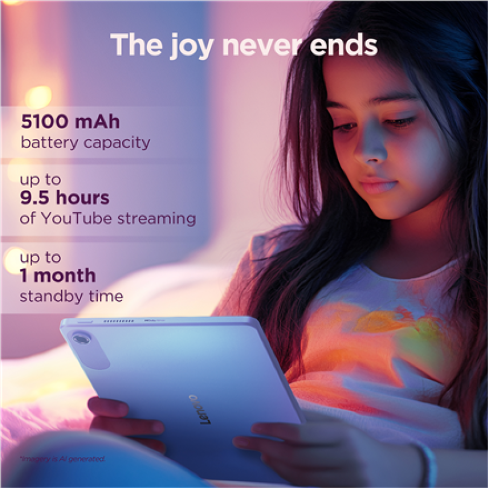 Lenovo Tab Wi-Fi (w/o power adapter) , ZAEH0167SE , 10.1 , Luna Grey , IPS , 1920 x 1200 pixels , MediaTek , Helio G85 , 4 GB , Soldered LPDDR4x , 64 GB , Wi-Fi , Front camera , 5 MP , Rear camera , 8 MP , Bluetooth , 5.3 , Android , 14 (Android 15 & 