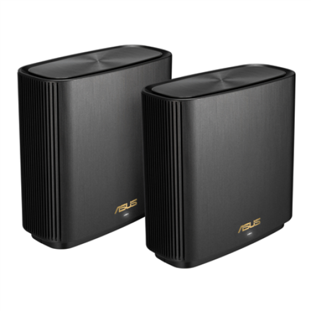 AX7800 Tri Band Mesh Router Wifi 6 , ZenWiFi XT9 (2-Pack) , 802.11ax , 780 Mbit/s , 10/100/1000 Mbit/s , Ethernet LAN (RJ-45) ports 3 , Mesh Support Yes , MU-MiMO Yes , No mobile broadband , Antenna type Internal