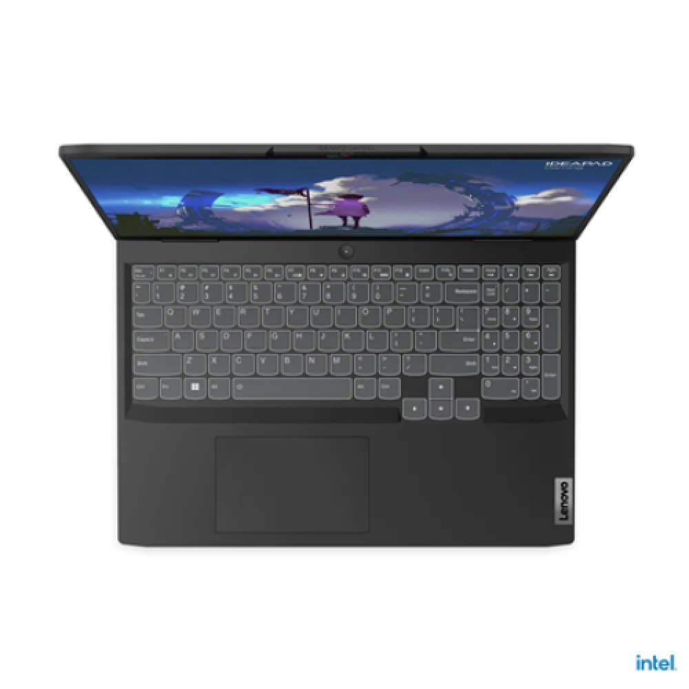 Lenovo IdeaPad 3 16IAH7 Onyx Grey, 16 , IPS, WUXGA, 1920 x 1200, Anti-glare, Intel Core i5, i5-12500H, 16 GB, SO-DIMM DDR4-3200, SSD 512 GB, NVIDIA GeForce RTX 3050 Ti, GDDR6, 4 GB, Windows 11 Home, 802.11ax, Bluetooth version 5.1, Keyboard language Engli