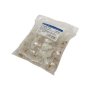 Logilink , MP0002 , CAT5e Modular PlugSuitable for 8P8C Round CablePlug unshieldedGold-plated contacts , Transparent