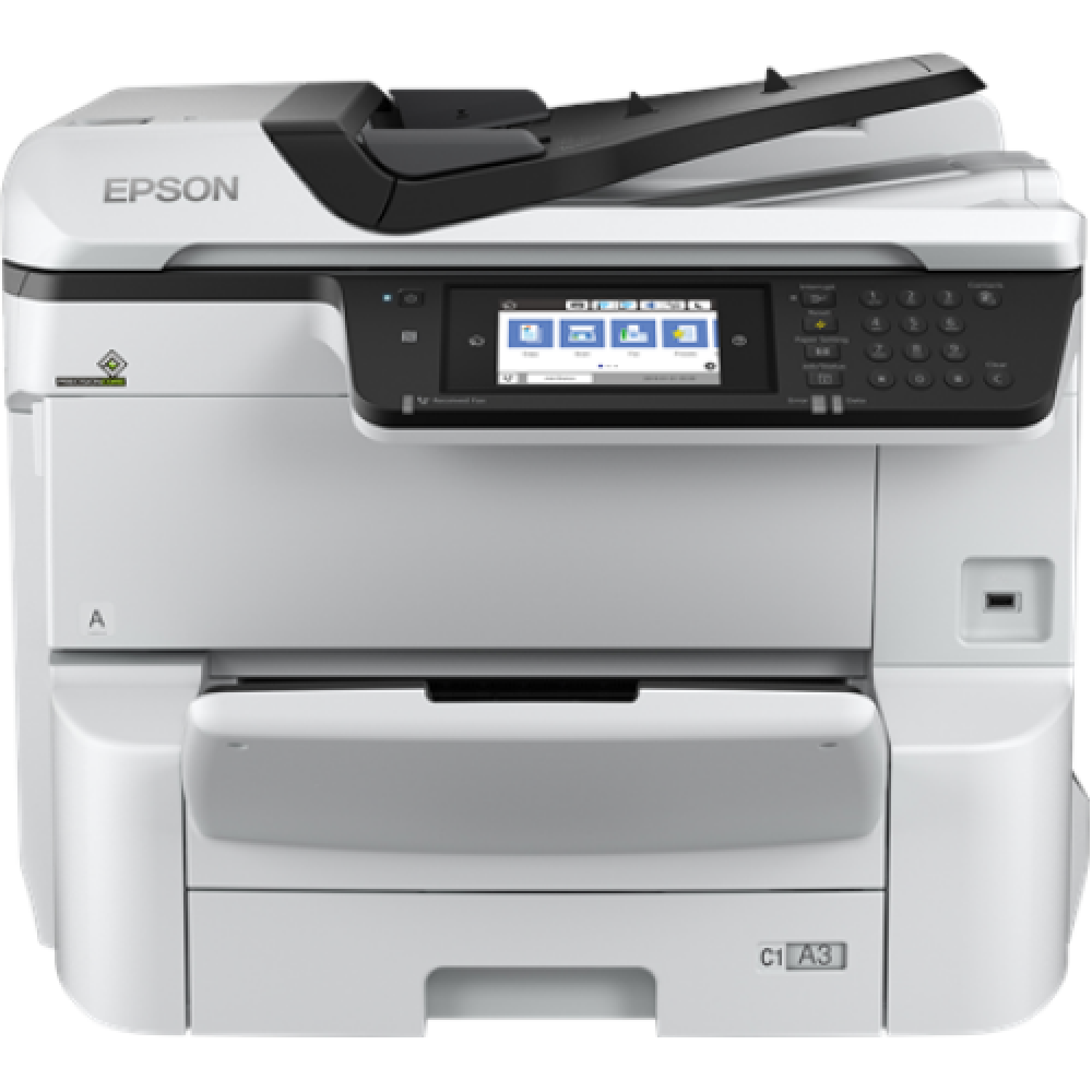 Epson Multifunctional printer , WF-C8690DWF , Inkjet , Colour , All-in-One , A4 , Wi-Fi , Grey/Black