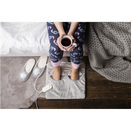 Adler , Electric heating pad , AD 7403 , Number of heating levels 2 , Number of persons 1 , Washable , Remote control , Grey