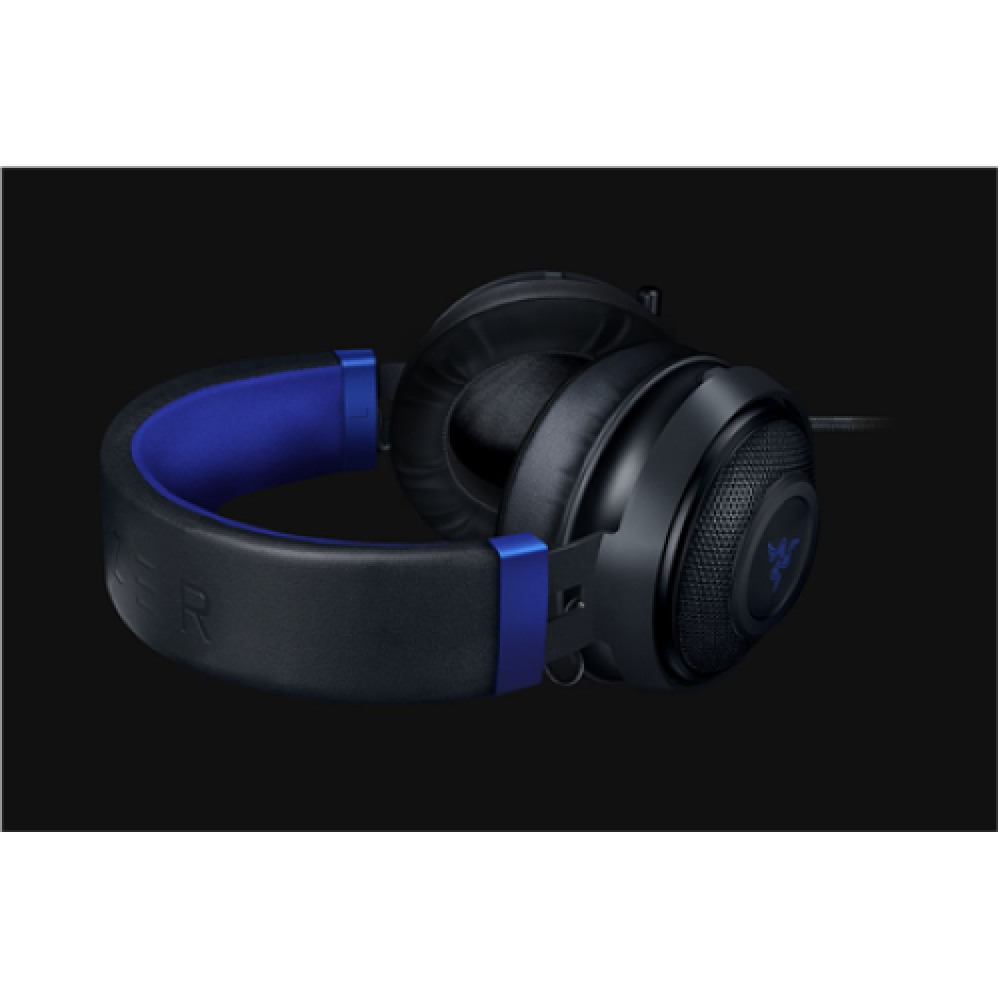 Razer Wired, Built-in microphone, Black/Blue, Headset, Kraken for console