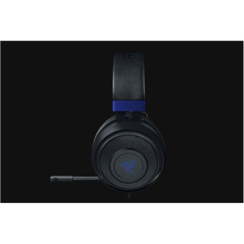 Razer Wired, Built-in microphone, Black/Blue, Headset, Kraken for console