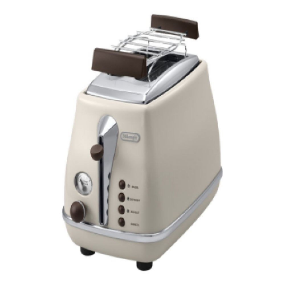 Delonghi , Toaster , CTOV 2103.BG , Power 900 W , Number of slots 2 , Housing material Stainless steel , Beigi
