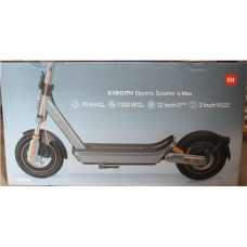 SALE OUT. Xiaomi Electric Scooter 6 Max GL , Xiaomi 24 month(s) , DAMAGED PACKAGING, PAINT AND BODY (NEAR SCREEN). MISSING INNER PACKAGING. ITEM IS SCRATCHED, DIRTY