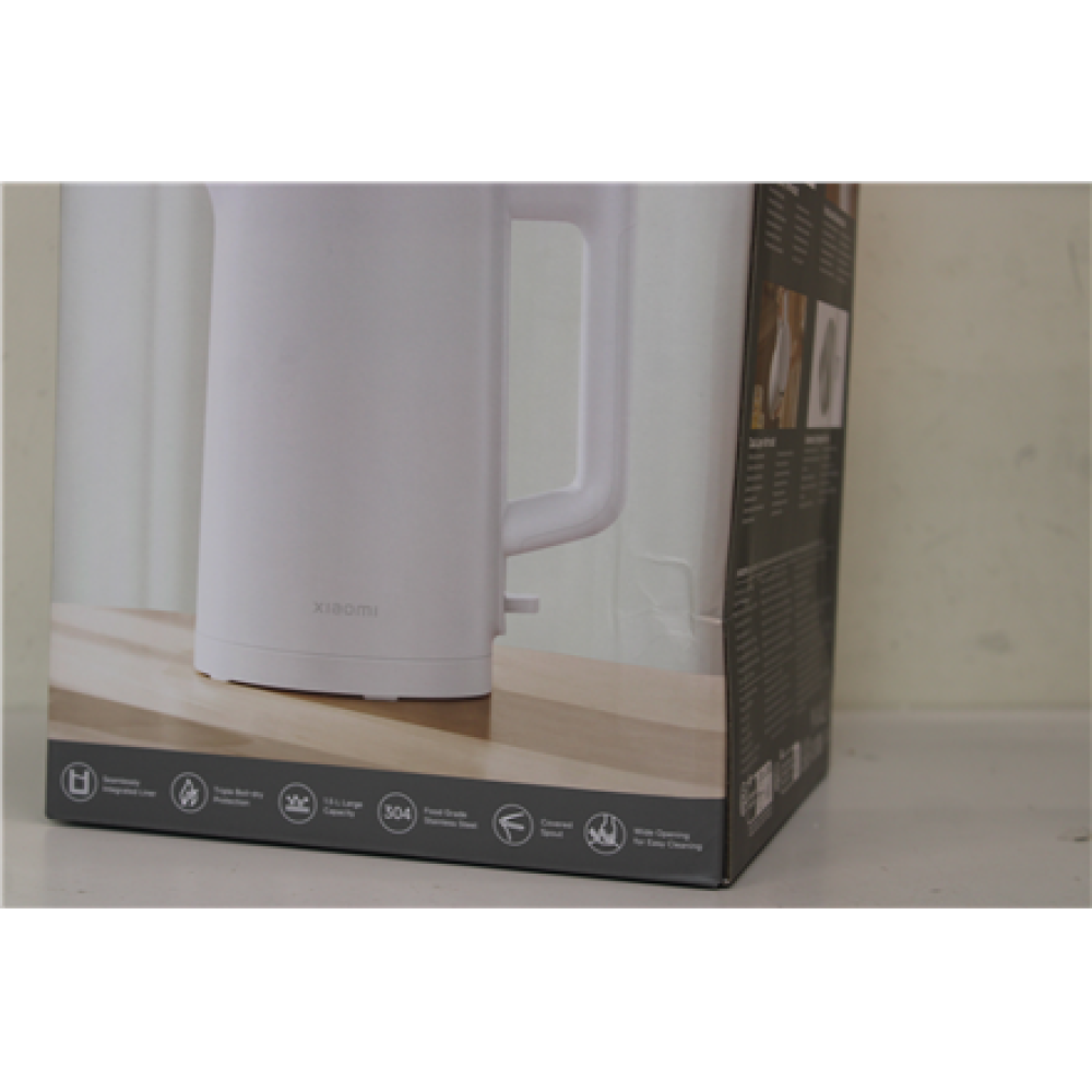SALE OUT. Xiaomi Electric Kettle 2 Lite EU , Xiaomi , Electric Kettle 2 Lite EU , Electric , 1500 W , 1.5 L , Stainless Steel , White , DAMAGED PACKAGING