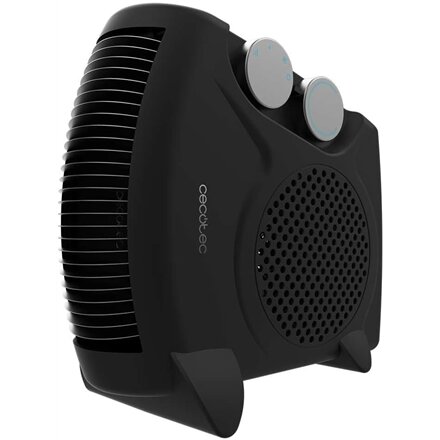 Cecotec ReadyWarm 2000 Max Dual Black , Fan heater , 2000 W , Number of power levels 3 , Suitable for rooms up to 20 m² , Black