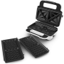 TEFAL , Wafle Maker Snack XL , SW701110 , 850 W , Number of pastry 2 , Belgium , White/Grey