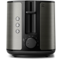 Philips Toaster , HD2651/80 Viva Collection , Power 1050 W , Number of slots 2 , Housing material Metal , Black