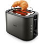 Philips Toaster , HD2651/80 Viva Collection , Power 1050 W , Number of slots 2 , Housing material Metal , Black