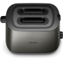 Philips Toaster , HD2651/80 Viva Collection , Power 1050 W , Number of slots 2 , Housing material Metal , Black