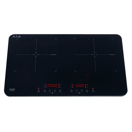 AD 6516 , Adler Cooker , Touch controls , Number of burners/cooking zones 2 , Induction , Black