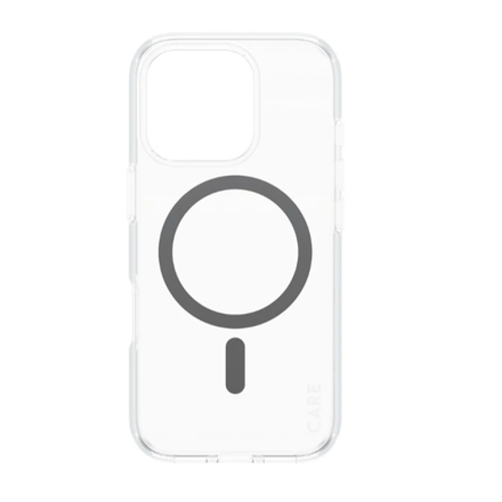 CARE Flagship Case , Back cover , Apple , iPhone 16 PRO , Recycled plastic , Black , MagSafe