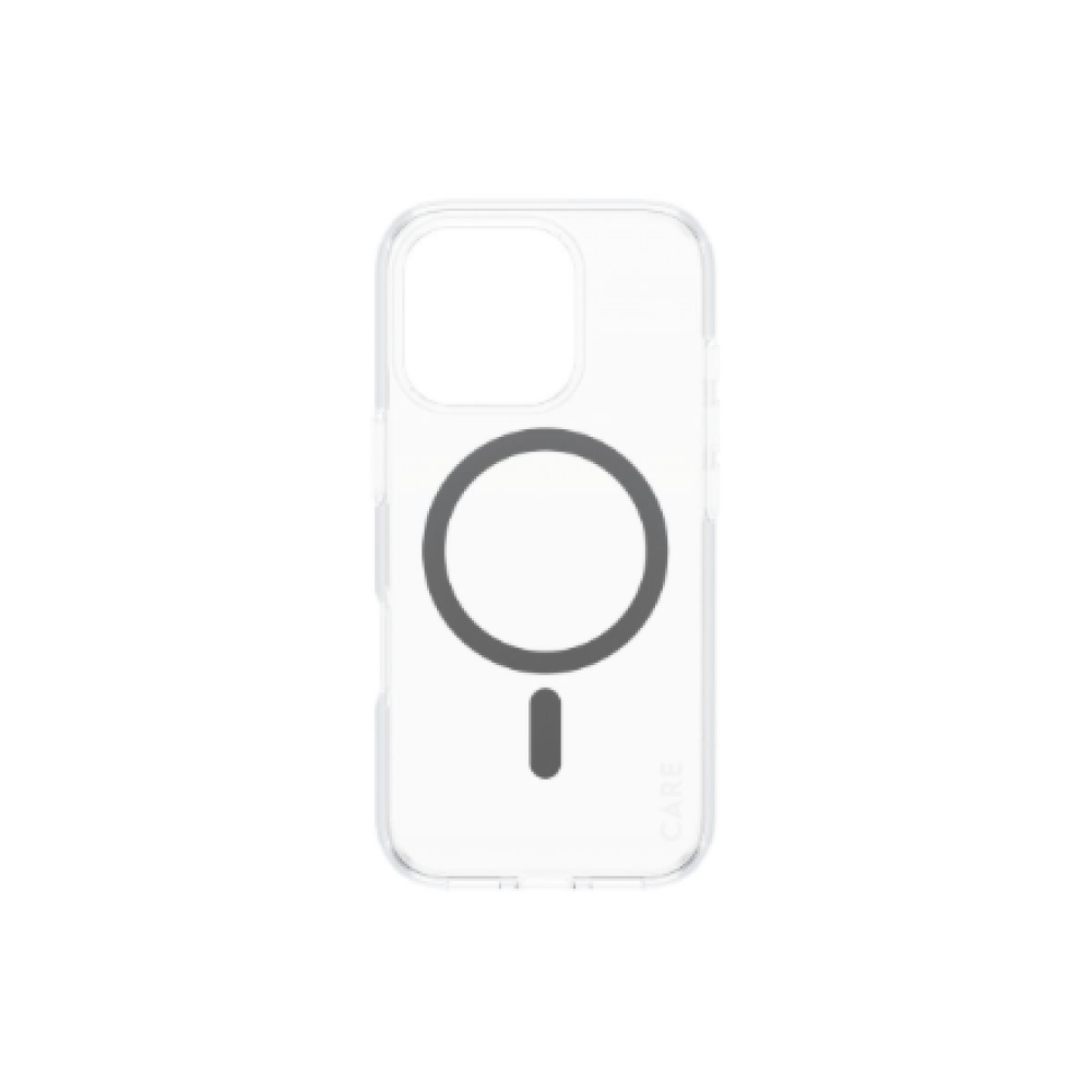 CARE Flagship Case , Back cover , Apple , iPhone 16 PRO , Recycled plastic , Black , MagSafe