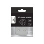 Gembird , AC power adapter, UK socket to EU Schuko plug, 7.5 A , Travel adapter