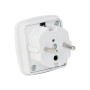 Gembird , AC power adapter, UK socket to EU Schuko plug, 7.5 A , Travel adapter