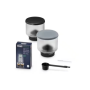Delonghi Coffee Machine , EXAM 440.35.B RIVELIA , Pump pressure 19 bar , Built-in milk frother , Automatic , 1450 W , Onyx Black