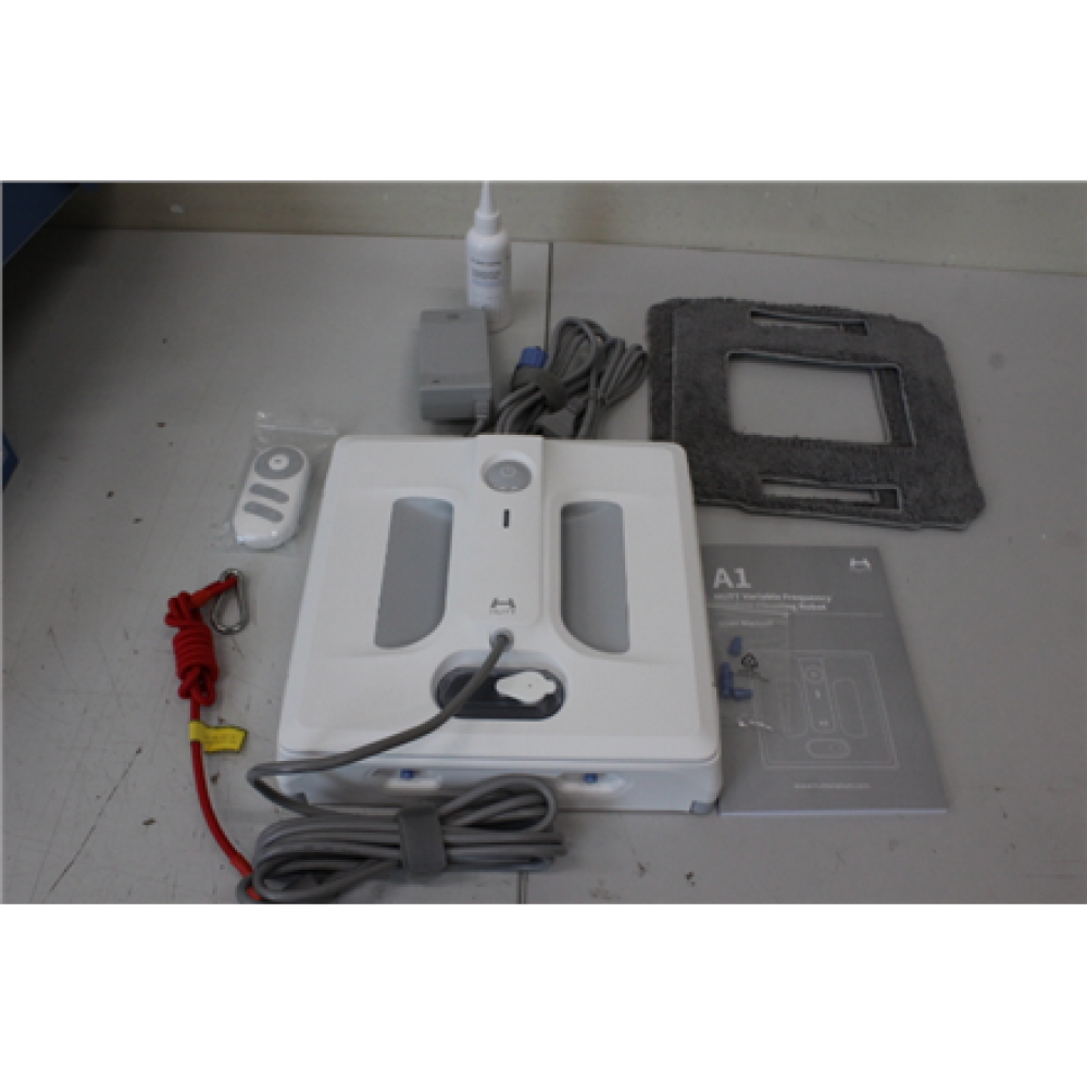 SALE OUT. Hutt Window Cleaning Robot A1, 3800 Pa, White , HUTT , Window Cleaning Robot , A1 , Corded , 6000 Pa , White , USED, DIRTY, DAMAGED PACKAGING