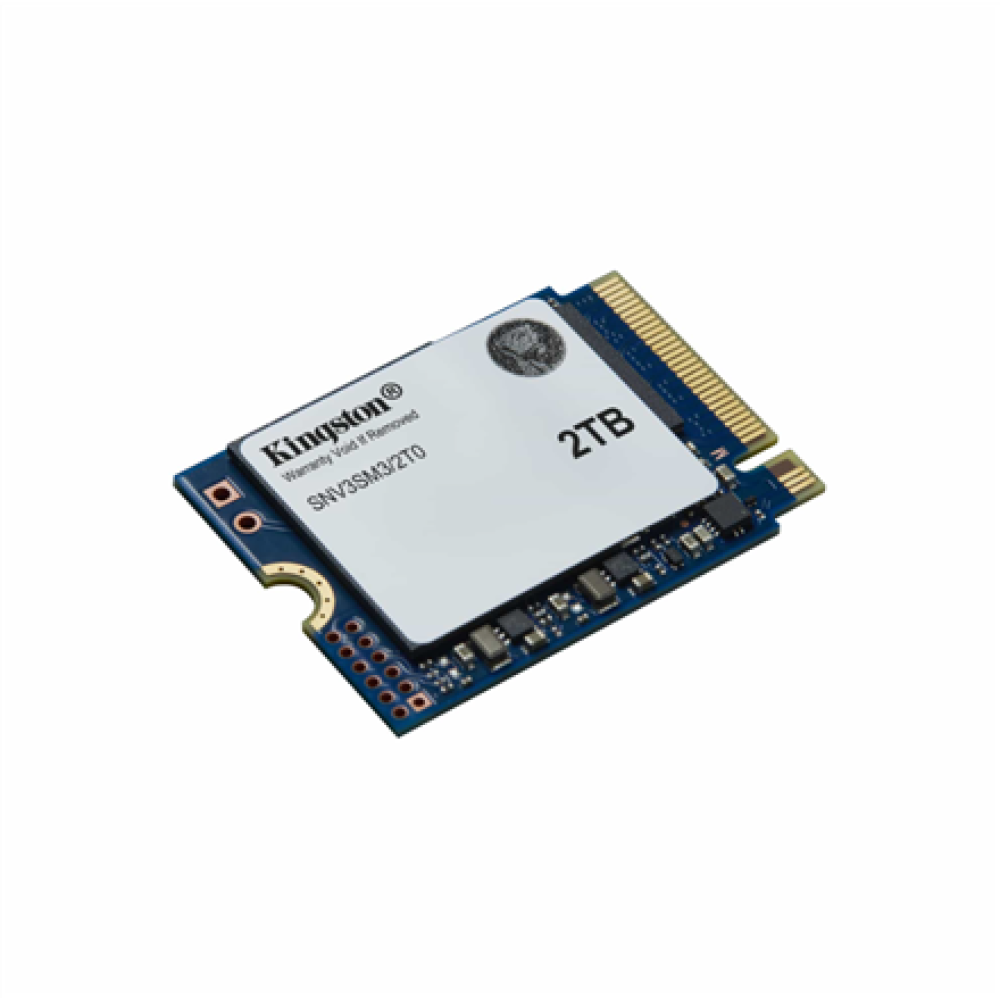 Kingston SSD , NV3 , 2000 GB , SSD form factor M.2 2230 , Solid-state drive interface PCIe 4.0 x4 NVMe , Read speed 6000 MB/s , Write speed 5000 MB/s