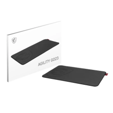 MSI Agility GD23 , Mouse pad , 220 x 320 x 3 mm , Black MSI Agility GD23 , Mouse pad , 220 x 320 x 3 mm , Black