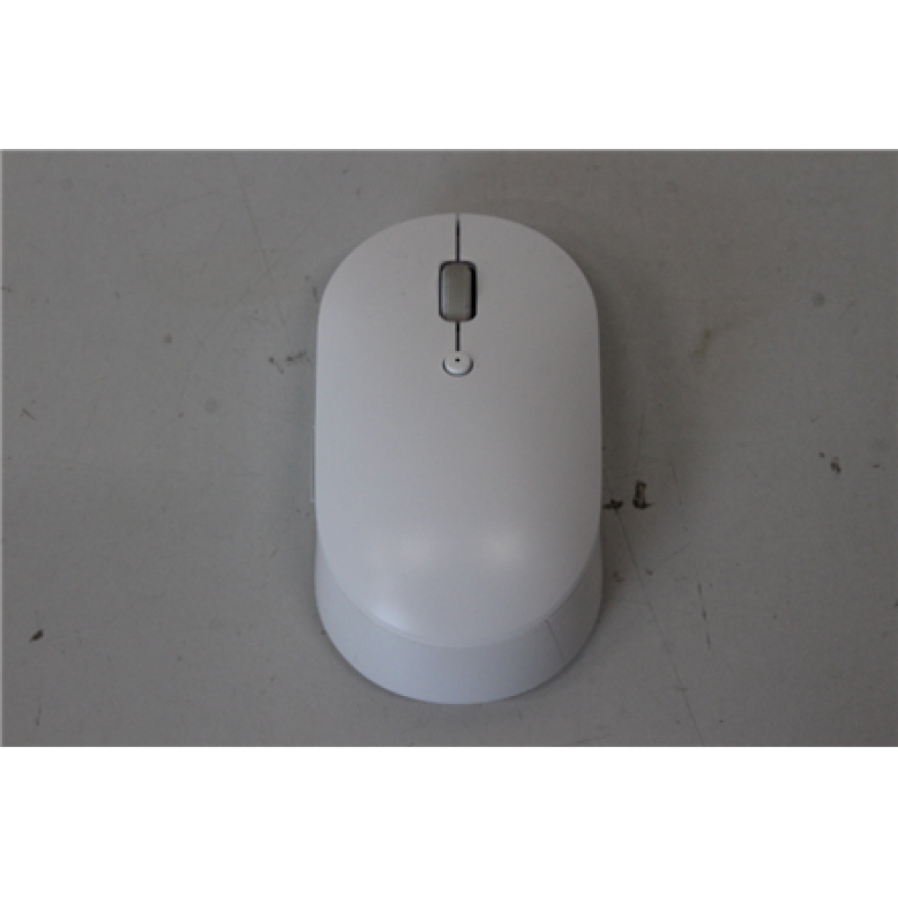 SALE OUT. Xiaomi Mi Dual Mode Wireless Mouse Silent Edition/White , Xiaomi , Mi Dual Mode Wireless Mouse Silent Edition , HLK4040GL , Wireless , Bluetooth 4.2 & 2.4 GHz , White , USED
