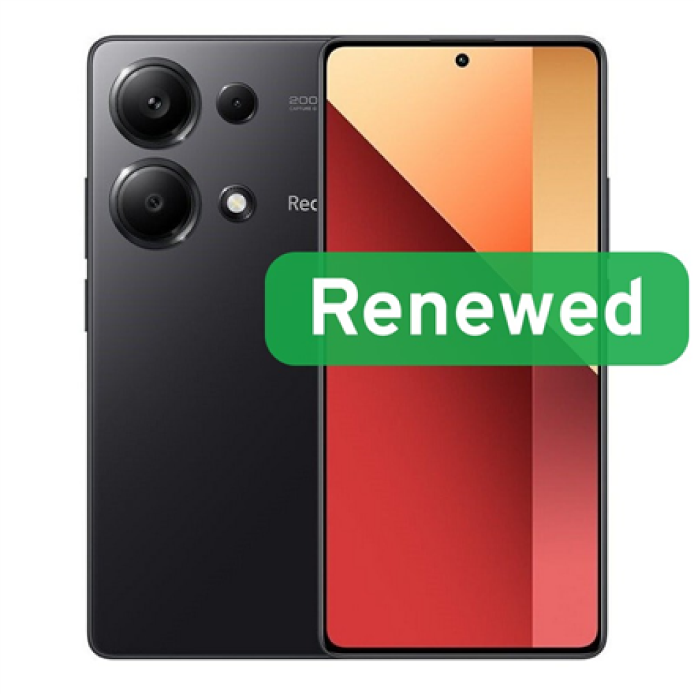 Xiaomi Renewed Grade A++ , Redmi Note 13 Pro , Midnight Black , 6.67 , AMOLED , 256 GB , 4G , Android