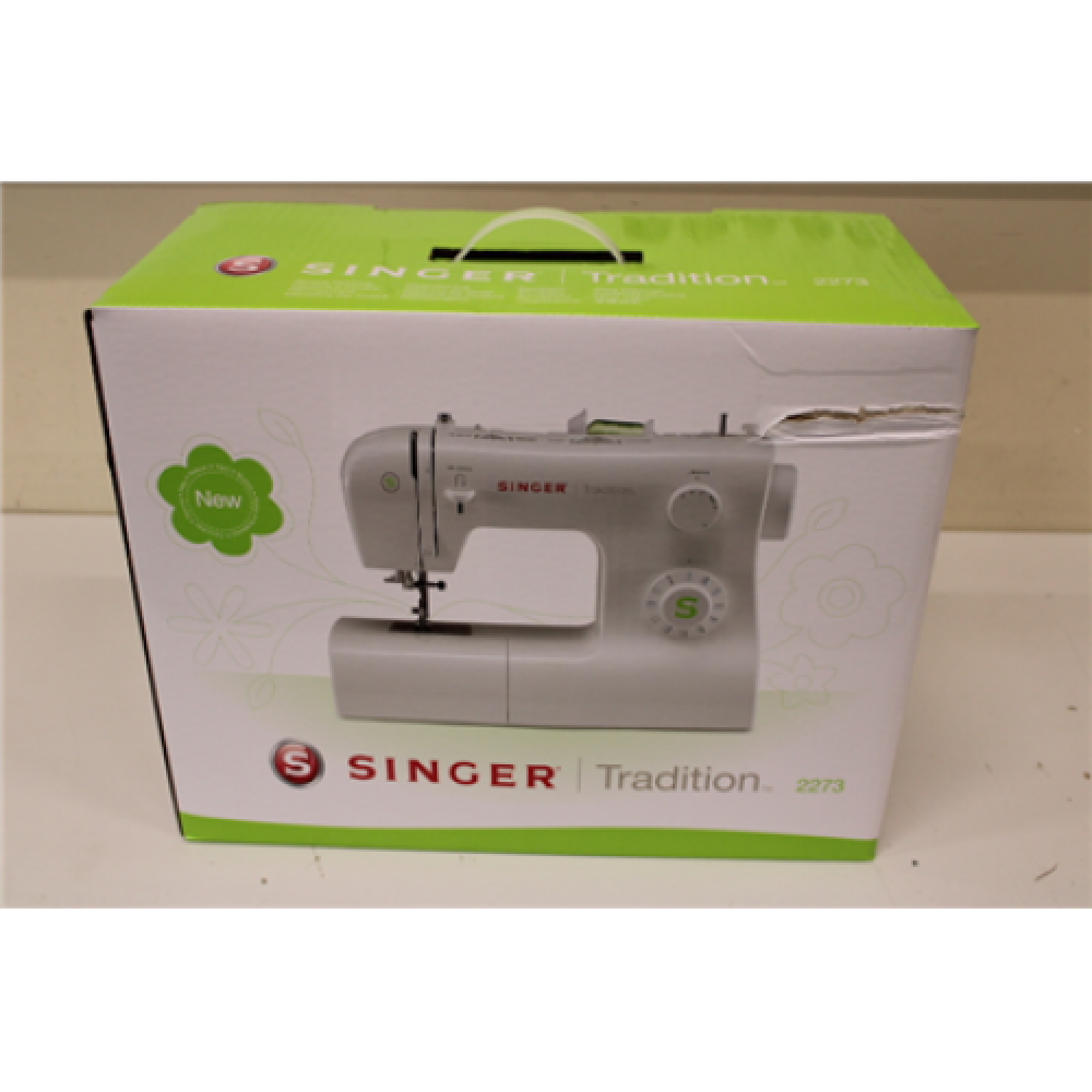 SALE OUT. , Singer , 2273 Tradition , Sewing Machine , Number of stitches 23 , White , DAMAGED PACKAGING