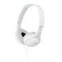 Sony , MDR-ZX110 , Headphones , Headband/On-Ear , White