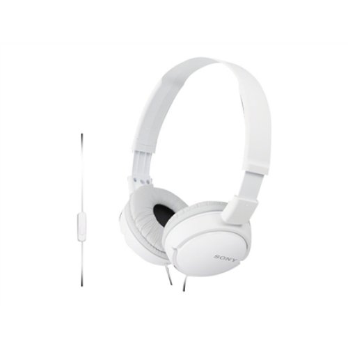 Sony , MDR-ZX110 , Headphones , Headband/On-Ear , White