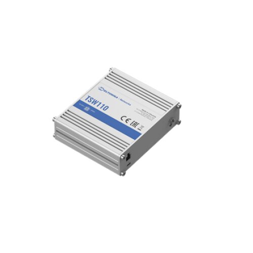 Teltonika , Switch , TSW110 , Unmanaged , Gigabit Ethernet (copper) ports quantity 5 , 10 Gbps (RJ-45) ports quantity 0 , SFP ports quantity 0 , SFP+ ports quantity 0 , Combo ports quantity 0 , PoE+ ports quantity 0 , Passive PoE ports quantity Possibilit